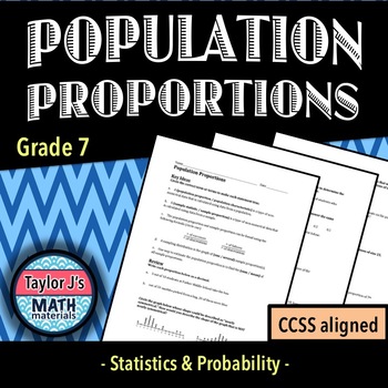Preview of Population Proportions Worksheet