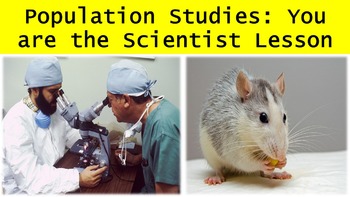 Preview of Population Studies: You are the Scientist Lesson