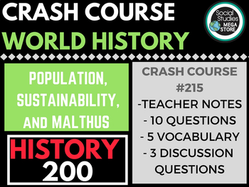 Preview of Population, Sustainability, and Malthus: Crash Course World History #215