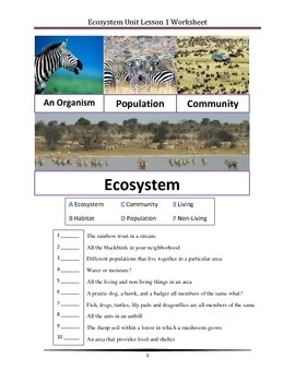 Preview of Populations and Ecosystems