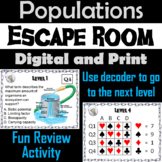 Populations in Communities Activity Escape Room: Environme