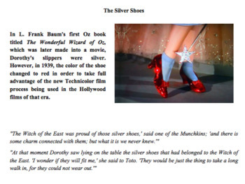 Film silver shoes