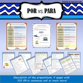 Por vs. Para: Handouts and Practice Pack