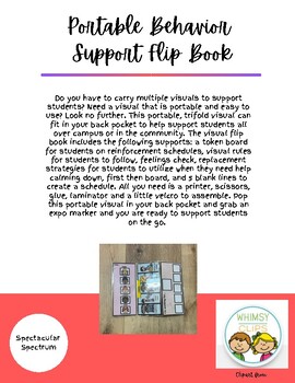 Preview of Portable Behavior Support Flip book