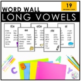 Portable Personal Word Wall l Long Vowels