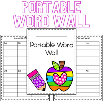 Preview of Portable Word Wall