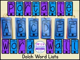 Portable Word Wall - Dolch Word Lists