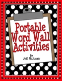 Portable Word Wall Fun!!!