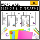 Portable Word Wall l Blends and Digraphs