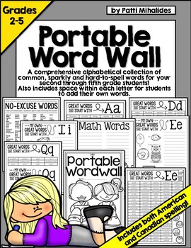 Preview of Portable Word Wall or Personal Dictionary