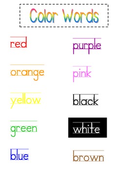 Portable Desktop Word Wall Grade 1 - Printable PDF