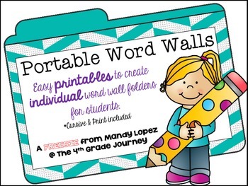 Portable Desktop Word Wall Grade 1 - Printable PDF