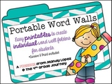 Portable Word Walls FREEBIE