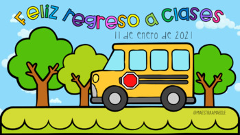 Portada/Banner de Feliz regreso a clases 2021 by Maestra Amabile