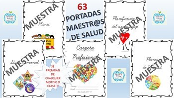 Preview of Portadas Carpeta Procesional Motivo Salud
