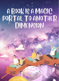 Portal to Wonder: Vibrant Classroom Children's Digital Poster