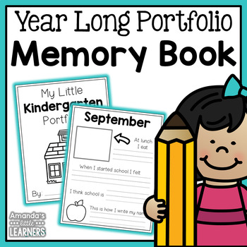 Preview of Portfolio Memory Book - Year Long Documentation