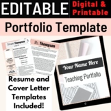 Portfolio Template | Editable Digital and Printable
