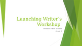 Portland PS Writing Launch Lessons 4,5,6 PPT
