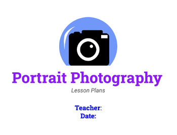 Preview of Portrait Photography Emergency sub Lesson plan for Teacher or Substitute