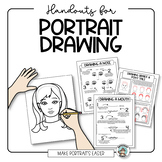 Portrait & Self Portrait Drawing Handouts • How to Draw a 