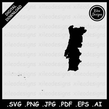 Portugal Map Flag clipart. Free download transparent .PNG