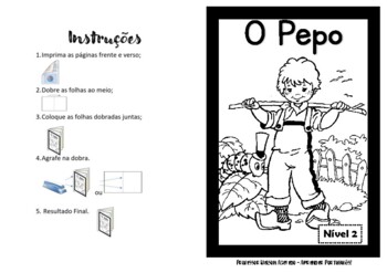 Preview of Português - Livro da letra P - nível 2 - O Pepo
