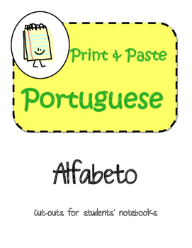 Preview of Portuguese Alphabet