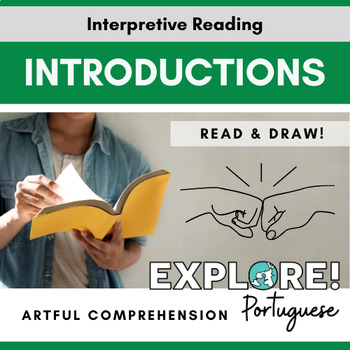 Preview of Portuguese | Artful Reading Comprehension - Personal Information (EDITABLE!)