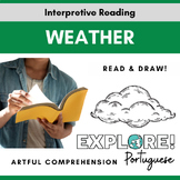 Portuguese | Artful Reading Comprehension - Weather (EDITABLE!)