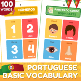 Portuguese Basic Vocabulary Flashcards | English-Portugues