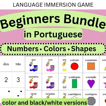 Preview of Portuguese Beginners Bundle