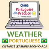 Portuguese Boom Cards™ WEATHER and NATURE Boom Cards™ Portuguese