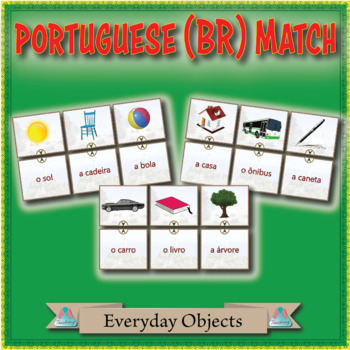 Preview of Portuguese (Brazilian) Match - Everyday Objects