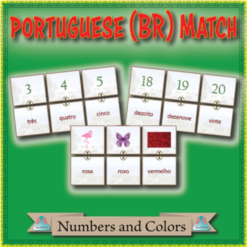 Preview of Portuguese (Brazilian) Match - Numbers and Colors