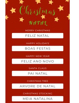 Preview of Portuguese Christmas