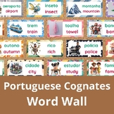 Portuguese Cognates Word Wall | 100 Level A1 Cognate Words