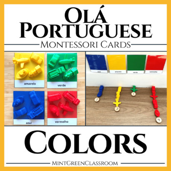 Preview of Color Montessori Cards in Brazilian Portuguese