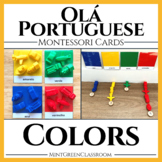 Color Montessori Cards in Brazilian Portuguese