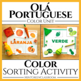 Brazilian Portuguese Color Sorting Activity