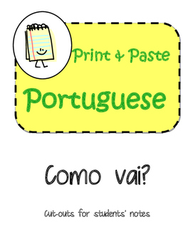 Preview of Portuguese Conversation Starters