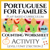 Portuguese Counting Worksheet | Olá Portuguese for Families