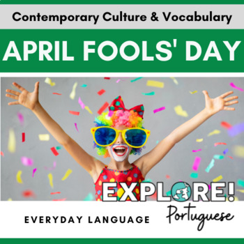 Preview of Portuguese | Dia das Mentiras/April Fools' word search joke to play on students