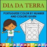 Portuguese Earth Day COLOR BY NUMBER AND COLORS GIVEN ACTI