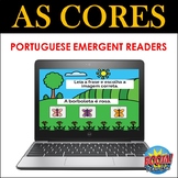 Portuguese Emergent Readers BOOM CARDS: As Cores (Portugue