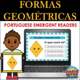 Portuguese Emergent Readers: Formas Geométricas/Shapes in 