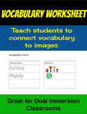 Portuguese & English Vocabulary Worksheet