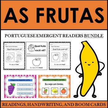 Preview of Portuguese Fruits Emergent Readers BUNDLE: As Frutas Worksheets