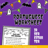 Portuguese Halloween - Atividade de Gramática SER, TER, IR, ESTAR