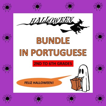 Preview of Portuguese Halloween BUNDLE: O Dia das Bruxas (2nd to 6th)